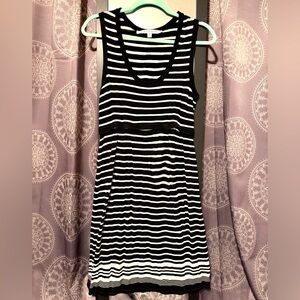 Max Studio Sundress in Black and White. Size Small.
